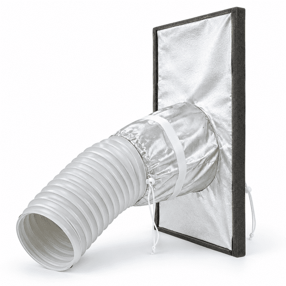 10"x98"portable Air Conditioner Silding Door Vent Kit 420d High Density Portable Ac Seal For Apartment Patio Slider Cover Heat Ref