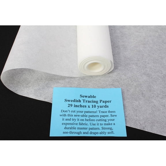 10 yards - 29" wide Sew-able Swedish Tracing Pattern Paper (1907)