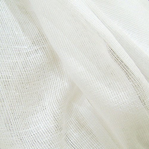 10 yards White Tobacco Cloth Cotton Fabric Lightweight for Wedding Decor by JCS