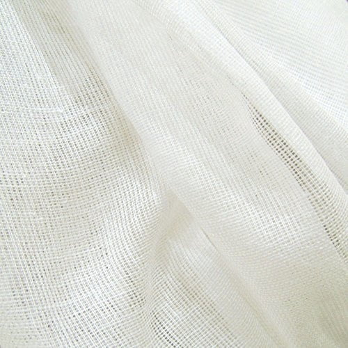 10 yards White Tobacco Cloth Cotton Fabric Lightweight for Wedding Decor by JCS