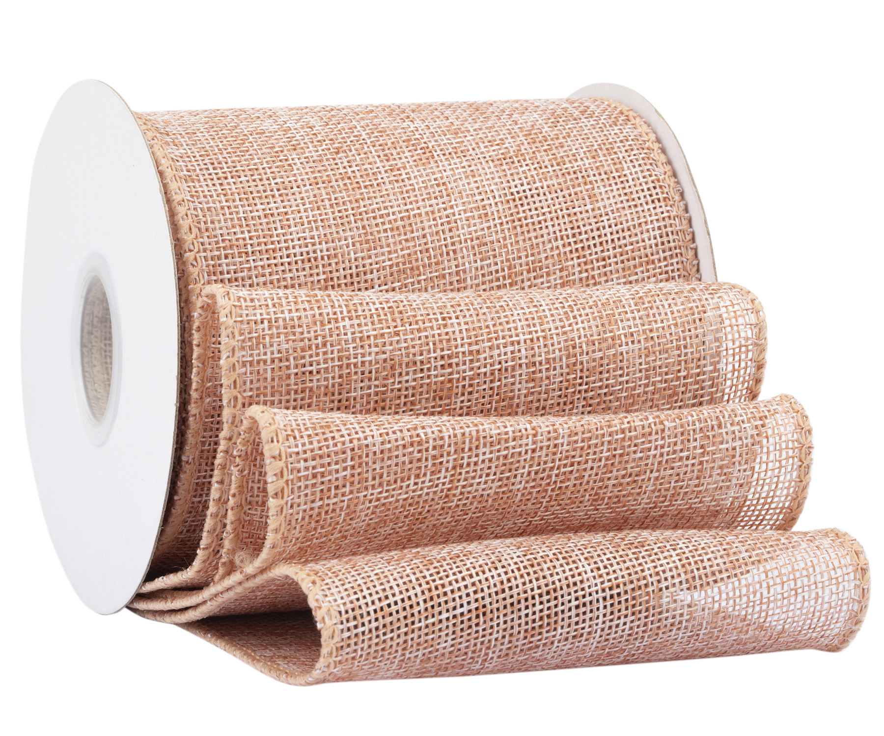 10 yards of kraft ribbon Wired kraft ribbon - for gift wrapping, flower ...