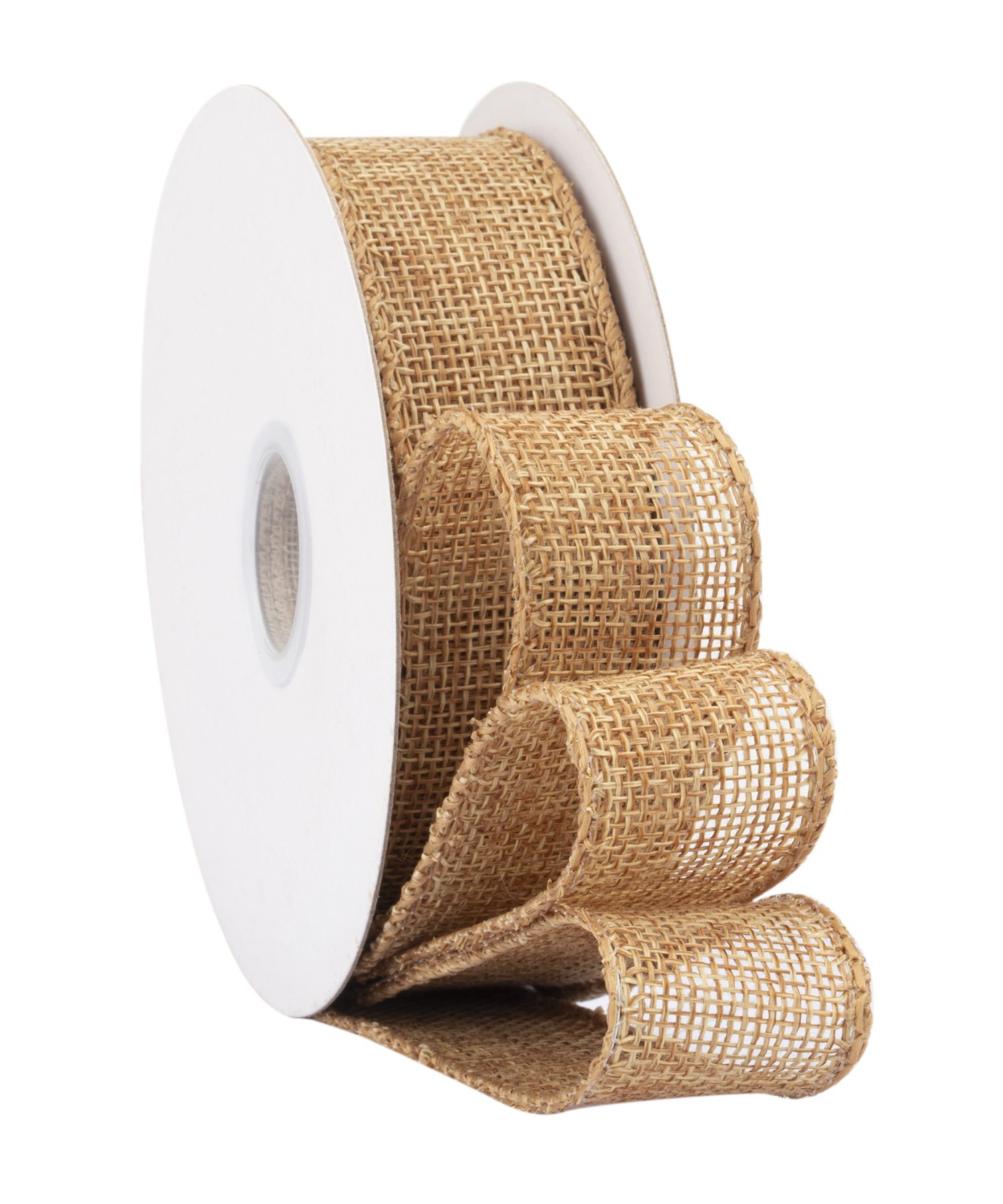 10 yards of kraft ribbon Wired kraft ribbon - for gift wrapping, flower ...
