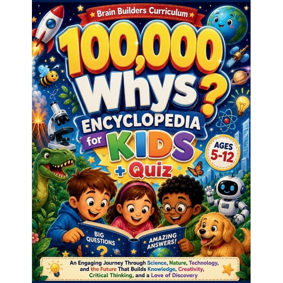 100,000 Whys Encyclopedia for Kids: An Engaging Journey Through Science, Nature, Technology, and the Future That Builds , (Paperback)
