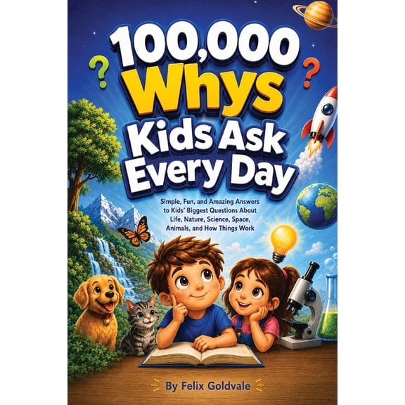 100,000 Whys Kids Ask Every Day: Simple, Fun, and Amazing Answers to Kids' Biggest Questions About Life, Nature, Science, (Paperback)