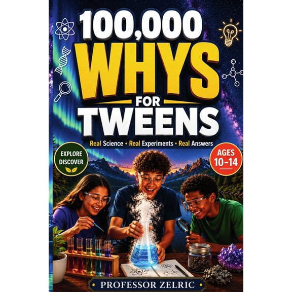 100,000 Whys for Tweens: 70+ Real Science Questions, Hands-On Try It Activities, and Chapter Quizzes for Middle School K, (Paperback)