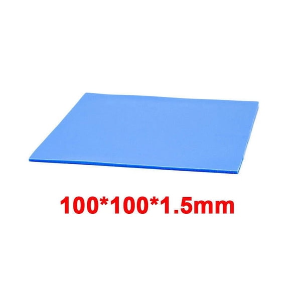 100*100*1.5mm Thick GPU CPU Heatsink Cooling Conductive Silicone Thermal Pad