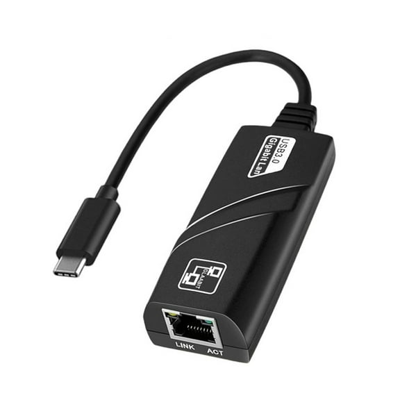 100/1000Mbps USB Type C to RJ45 Networking Adapter Supports Gigabit and Fast Ethernet for Stable Connection