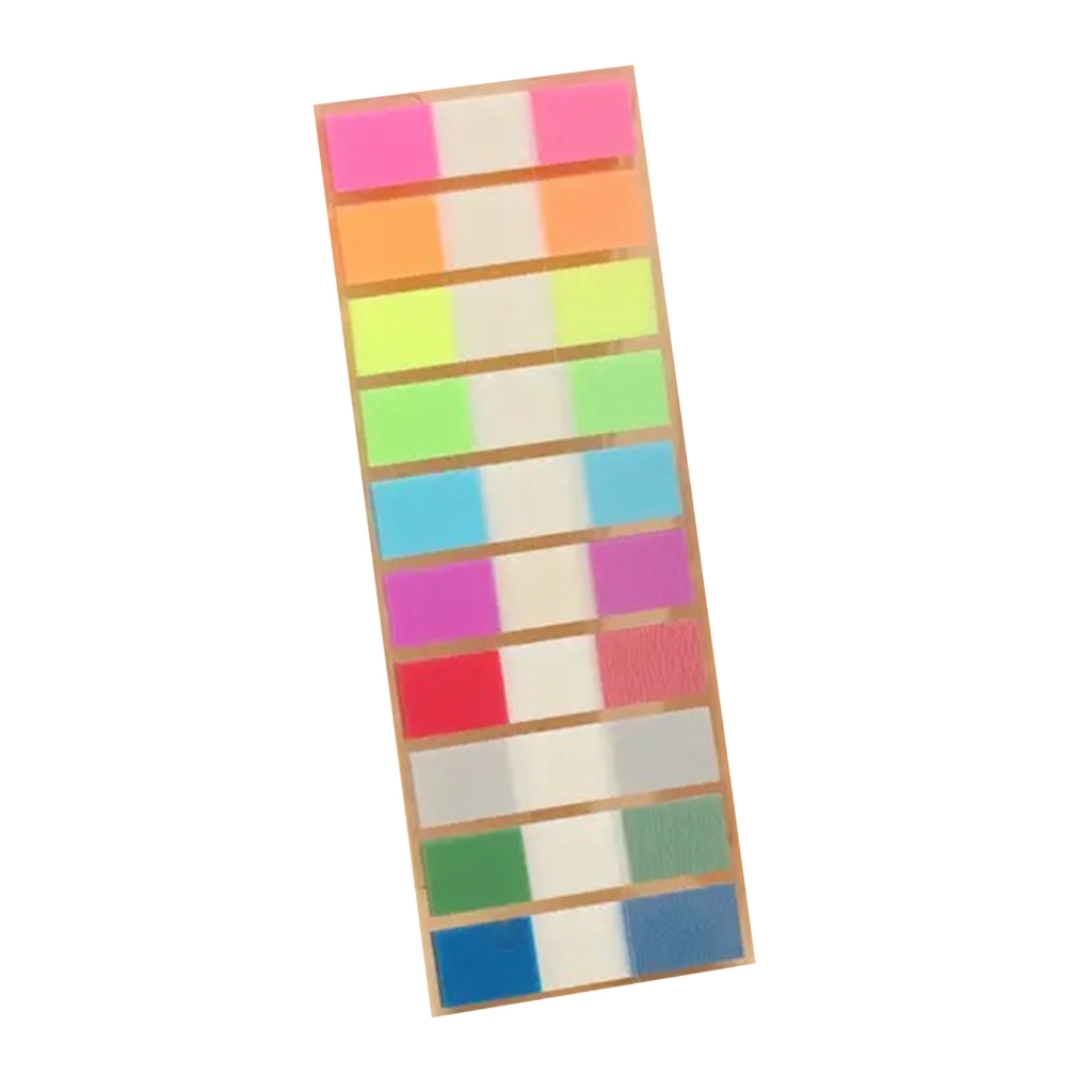 100/120 Counts Colored PET Label Repositionable Page Marker Adhesive ...