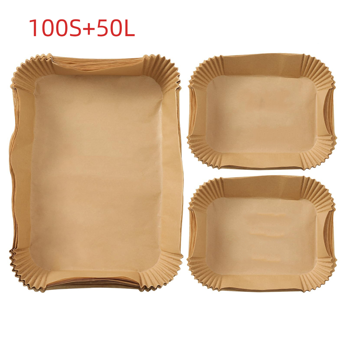 100/150PCS Disposable Silicone Oil Paper Tray Oil Isolation Pad