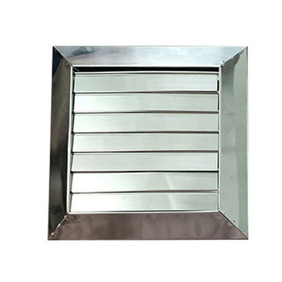 100/150mm Stainless Steel Movable Square Vents External Wall Rain Cap