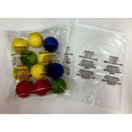 100 18" x 30" 1.5 mil Self-Seal Suffocation Warning Poly Bags
