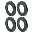 thumbnail image 1 of Unique Bargains 4 Pcs Car Wheel Hub Centric Rings Black Polycarbonate Wheels Center Shaft Shock Absorbing Hubrings OD 100.1mm to ID 60.1mm, 1 of 7
