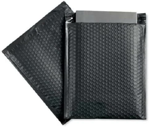 100 #2 8.5x12 Black Poly Bubble Padded Envelopes Mailers Shipping Case 8.5"x12"