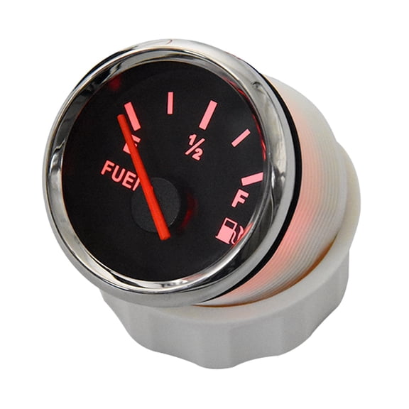 100 200 250 300 350 600mm Fuel Sending Unit With 0-190ohm Auto Fuel Level Gauge 52mm Marine Boat Fuel Level Meter With Red Light ,Easy Setup