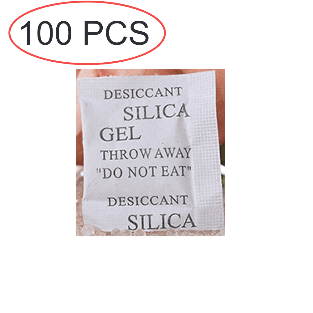 100/200/300 Packs Non-Toxic Silica Gel Desiccant Moisture Absorber ECPECAD Dehumidifier for Electronics, Clothes Shoes, Jewelry, Spices( 1g/PACK)