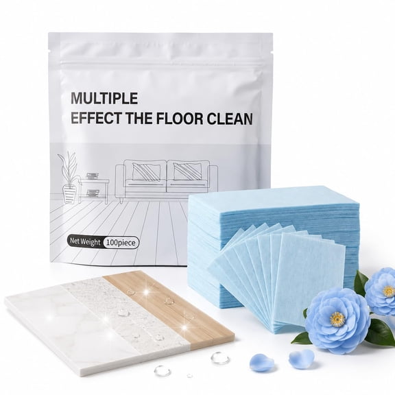 100/200/300 Pcs Multi-surface Floor Cleaning Tablets, Multiple Effect Concentrated Cleaner, Ideal for Hardwood, Tile, Laminate, Marble, Kitchen and Bathroom