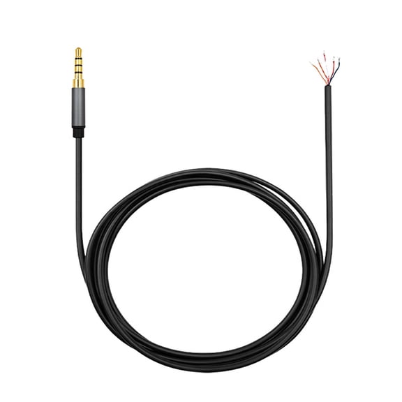 100/200/300cm 3.5mm Male Plug to Bare Wire Cable Head-mounted Earphone Wire for Headphones Repairment