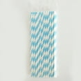thumbnail image 1 of 100-200 Bulk Packed Paper Straws Pattern Color -Biodegradable FDA Approved, 1 of 2