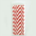thumbnail image 1 of 100-200 Bulk Packed Paper Straws Pattern Color -Biodegradable FDA Approved, 1 of 1