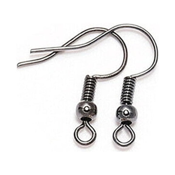 100-200 DIY JEWELRY Making Findings Earring Hook Coil Ear Wire French Hook