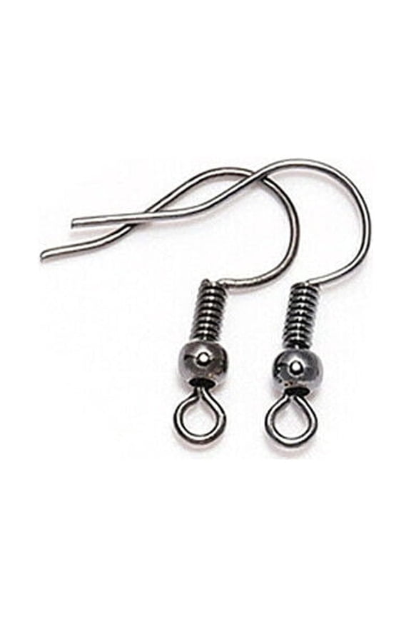 100-200 DIY JEWELRY Making Findings Earring Hook Coil Ear Wire French Hook