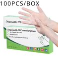 thumbnail image 1 of 100/200PCS Disposable TPE Gloves, Powder Free and Latex Free, Suitable for Kitch, Baroom Cleaning, 1 of 6