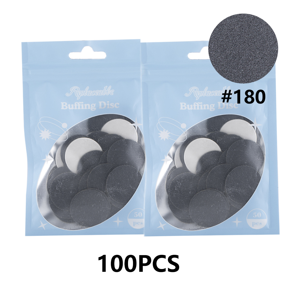 100/200pc Electric Replaceable Sanding Paper With Disk Pedicure