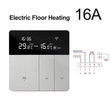 New 2024 100-240 V Smart Thermostat Temperature Controller Remote Control For Alexa Yandex Alice
