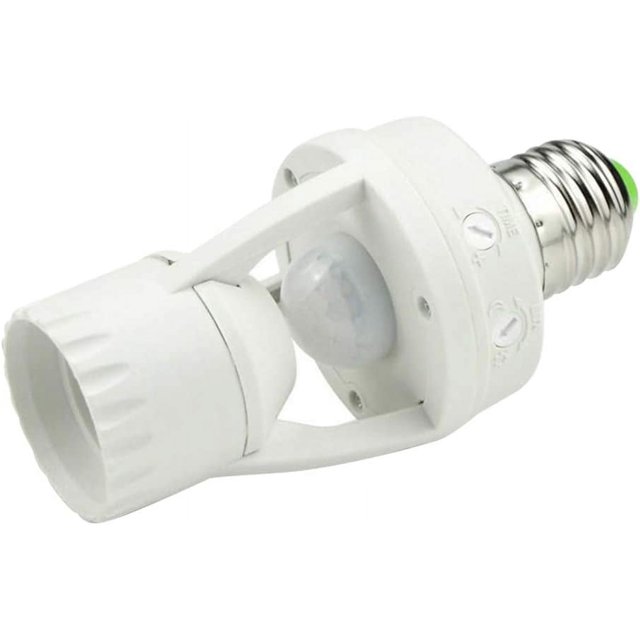 100240V/AC E27 LED Infrared Light Socket Motion Sensor lamp Holder
