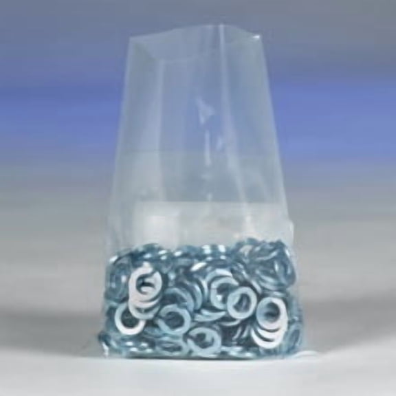 100-28 x 40" - 4 Mil Clear Flat Poly Bags