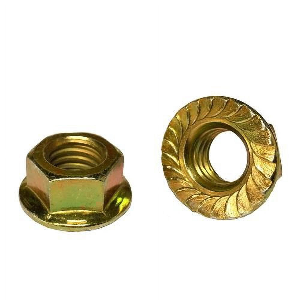 50 écrous Hexagonaux Finis 5/8-11 Grade 8 - Acier Zingué Jaune - Neufs Pour Bricolage & Mécanique