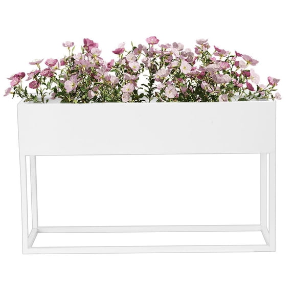 （100*30*60）Metal Planter Box Rectangular Block - Galvanized Steel Long ...