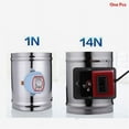 thumbnail image 1 of 100-400mm HVAC Valve Electric Air Duct Motorized Damper for Ventilation Pipe Valve With 1N/14N Actuator AC220V AC24V DC12V DC24V, 1 of 5