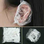 100-400pcs One-time Bath Shower Salon Waterproof Ear Protector Caps