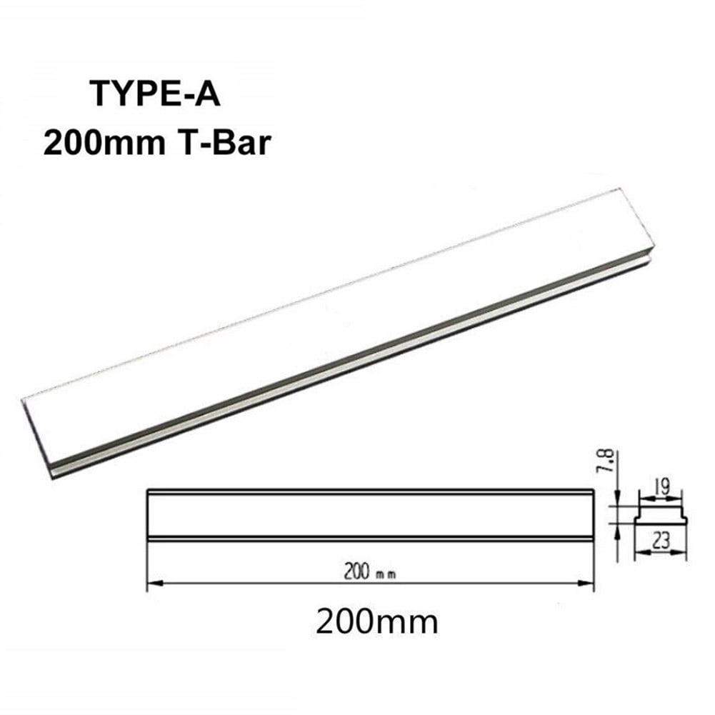 100-450Mm Aluminium Alloy T-Track/T-Bar Slider Miter Jig Diy Woodworking Tool 200Mm Type A