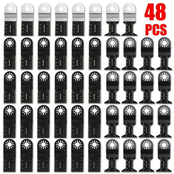 100/48PCS Oscillating Multi Tool Saw Blades for Fein Multimaster Dremel Makita Bosch