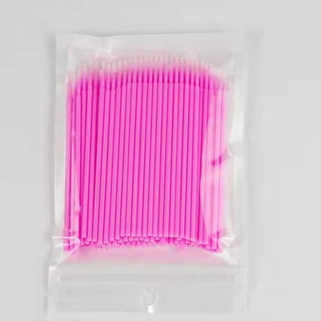 100/50/5pcs/bag Disposable Grafting Cotton Swabs Eyelashes Cotton Swabs Micro Brushes Eyelashes Extension Make Up Tools Cotton Swabs (Color: 100PCS-PK)