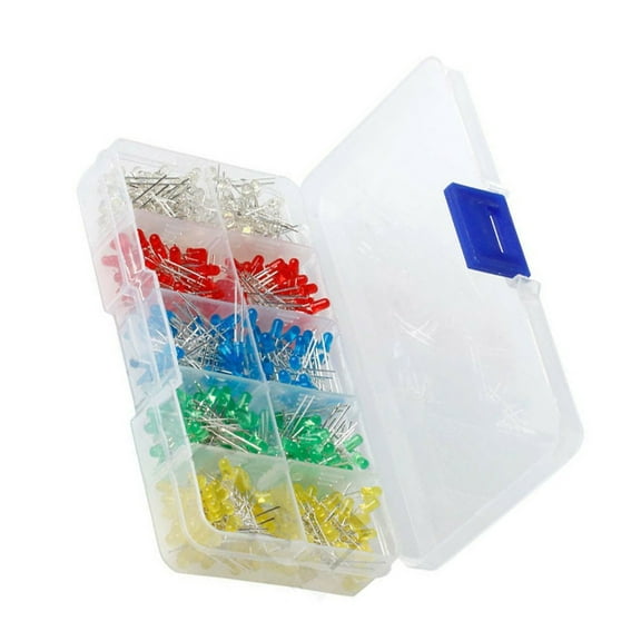 100/500Pack MultiColor 3mm/5mm LED Emitting Diodes LED Light LED Diodes Compactly Design For Electrical Engineering Set