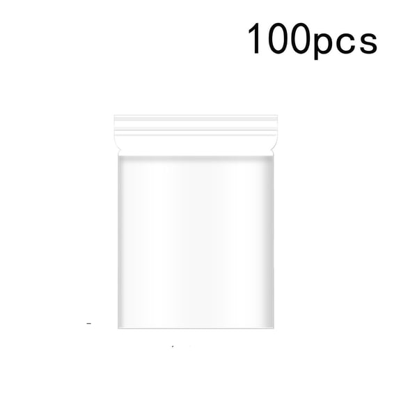 100-500Pcs 5x3.5 Inch Clear Bags Resealable Strong Thick Sturdy - Self Sealing Storage Bag for Organizing Travel Shipping Packaging, Transparent Easy Seal Baggies for Candy & Business