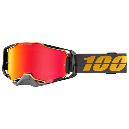 100% 50720-357-02 / 50003-00001 Armega Goggle Falcon 5 Frame/HiPer Red Mirror Lens