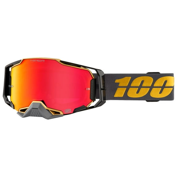 100% 50720-357-02 / 50003-00001 Armega Goggle Falcon 5 Frame/HiPer Red Mirror Lens