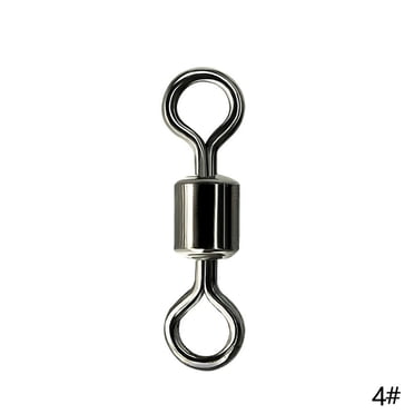50 PCS Fishing Rolling Swivel Slider Bead 16x12mm Fish Pulley Line...