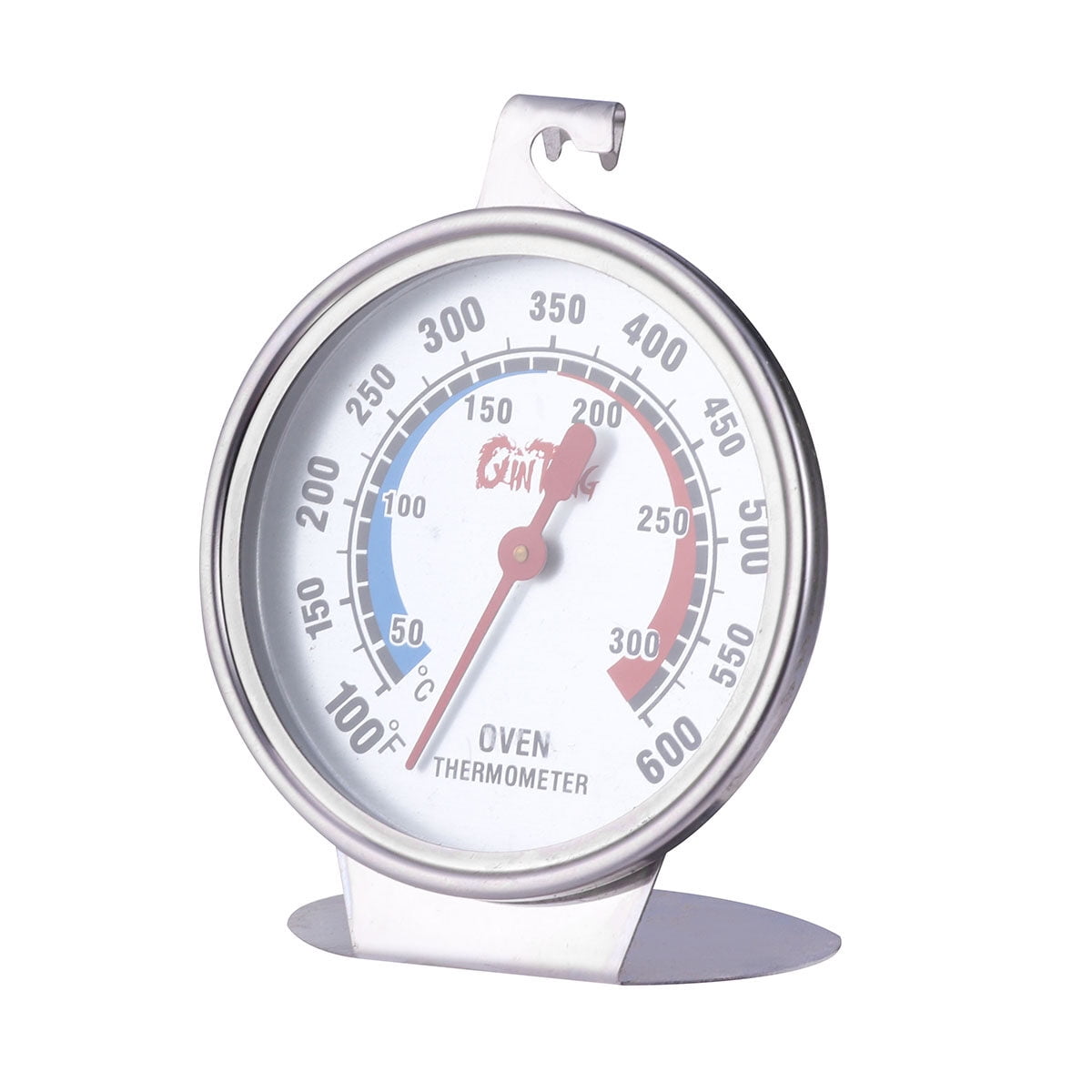 100600 Stainless Steel Oven Thermometer Kitchen Instant Read Oven Monitoring Thermometer (Dual