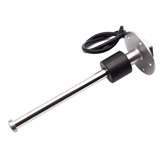 100-600MM Stainless Steel Fuel Level Sensor 0-190ohm 52MM Fuel Level Gauge With Red Backlight For Marine Boat Car Oil Tank ,Compact & Sturdy