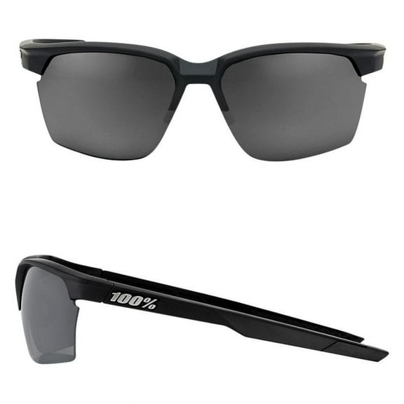 100% 61020-100-57 - Sportcoupe Sunglasses (Black)