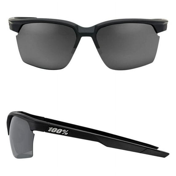 100% 61020-100-57 - Sportcoupe Sunglasses (Black)