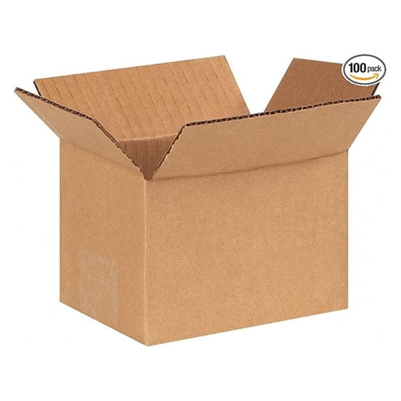 100 6x4x4 Corrugated Box Cardboard Packing Mailing Moving Carton Strong Boxes