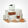 thumbnail image 1 of 100 6x4x4 White Cardboard Paper Boxes Mailing Packing Shipping Box Carton, 1 of 6