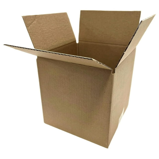 100 6x6x4 Cardboard Paper Boxes Mailing Packing Shipping Box Corrugated Carton