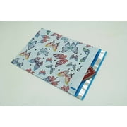 100 6x9 Butterfly Designer Poly Mailers Envelopes Boutique Custom Bags